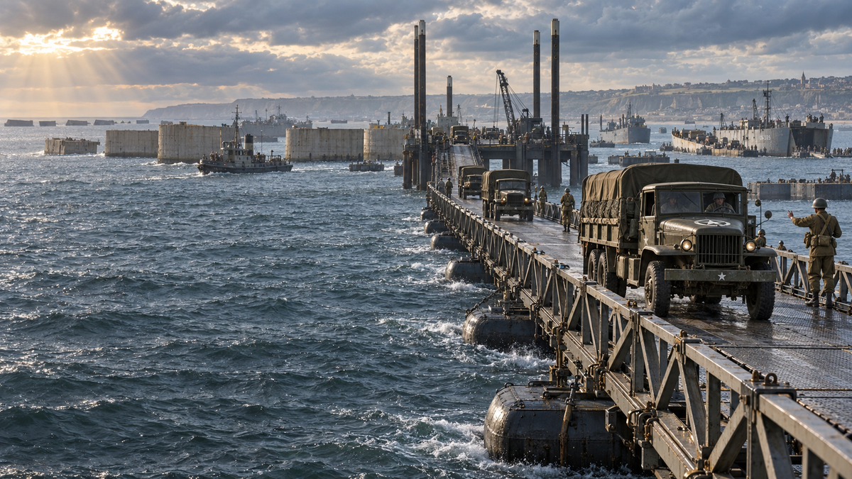 The Artificial Harbors That Kept D-Day Moving
