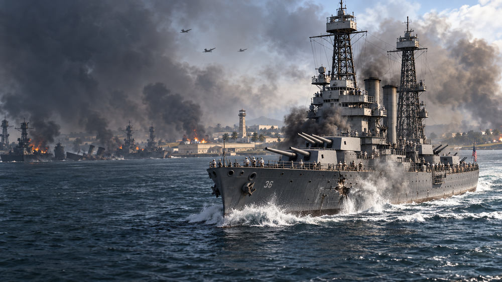 USS Nevada: The Battleship That Survived Pearl Harbor and the Atomic Tests