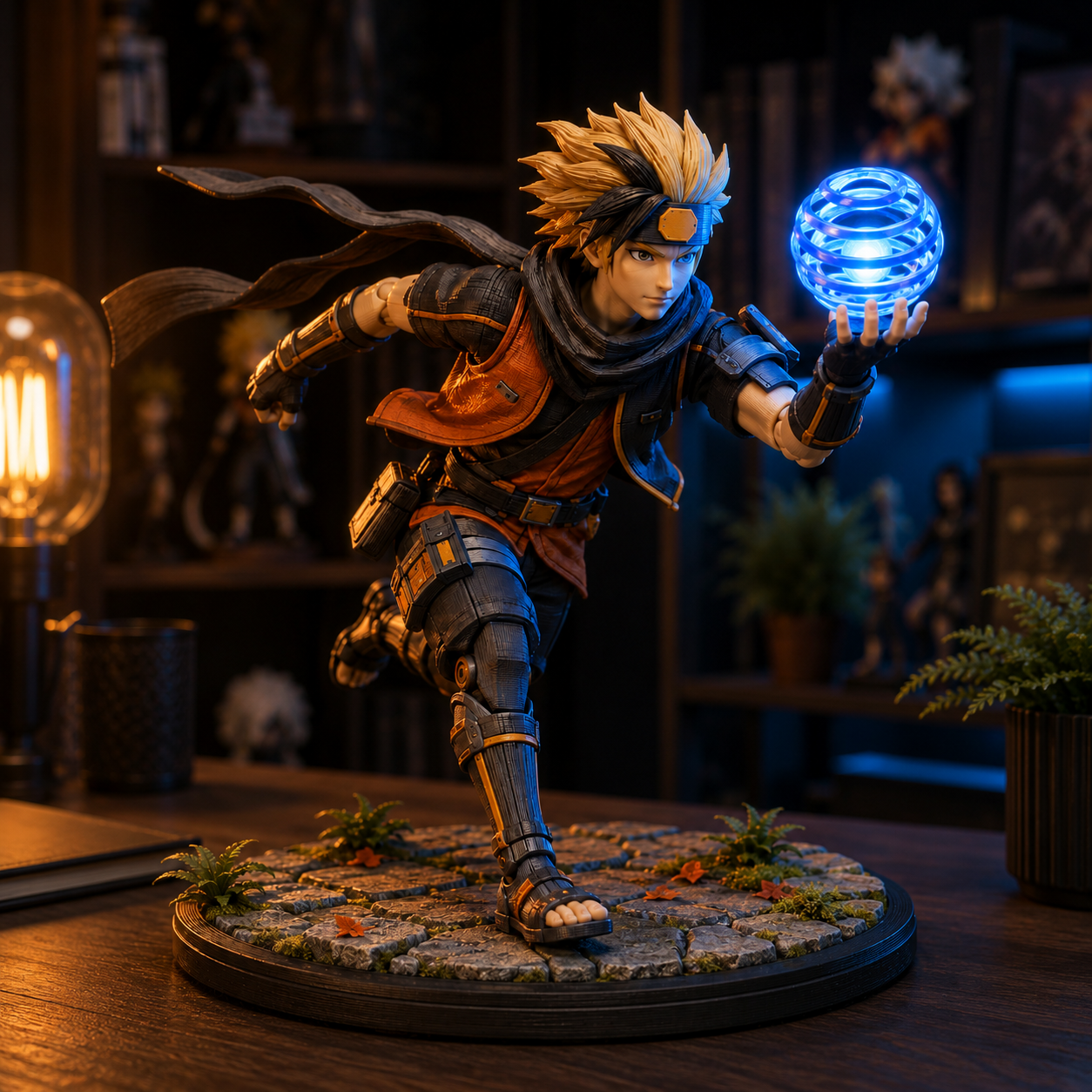 Solarwind Runner — Articulated 3D-Printed Ninja Figure